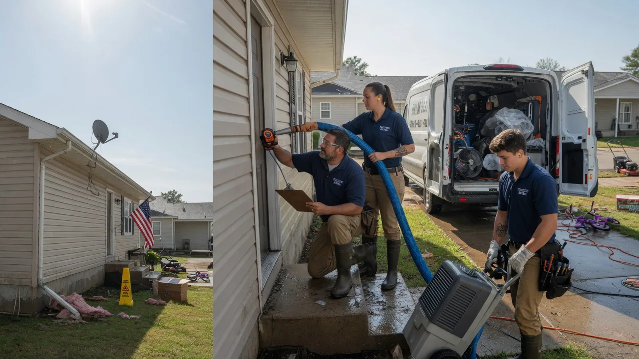 Ceiling Water Damage Restoration in Newtonsville, OH near me